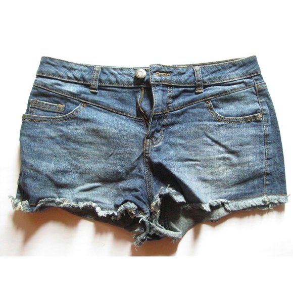 Hippie Laundry Frayed Edge Jean Shorts - Picture 1 of 9